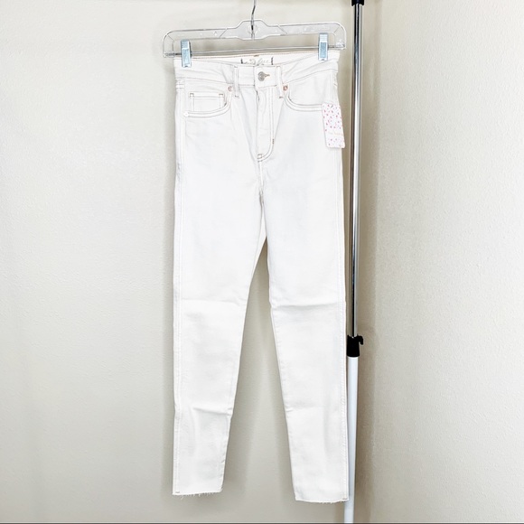 Free People Raw Hem Denim Leggings - Picture 3 of 9